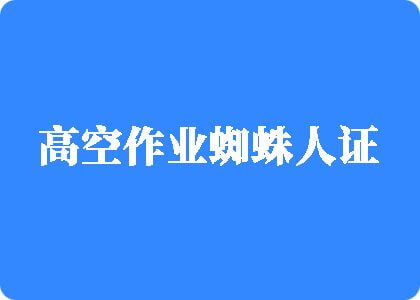 黄片操逼逼逼逼逼高空作业蜘蛛人证